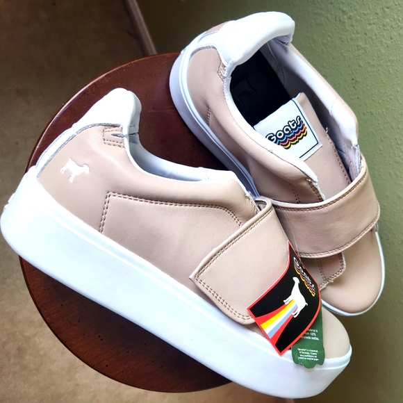 Goats Shoes New Goats Designer Tan Sneakers Womens Size 85 Poshmark